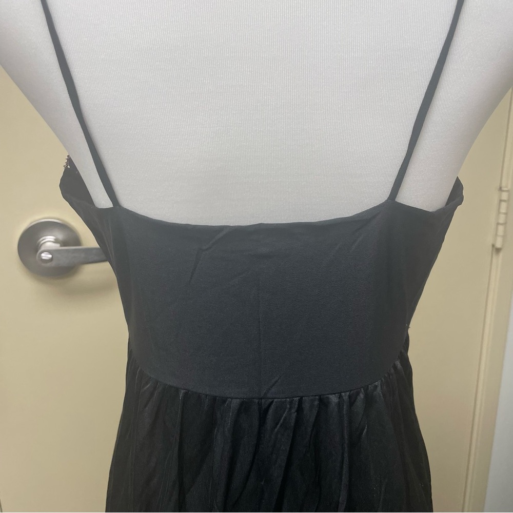 Lily of France VTG 70’s Rosa Puleo Szule Nightgown size small black purple - Picture 4 of 12
